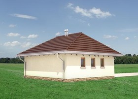 Elewacje projektu Garaż 35