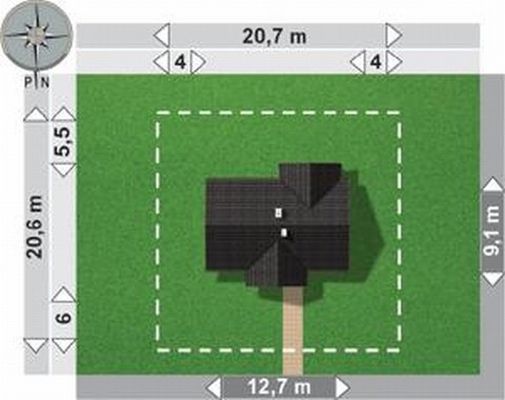 Działka projektu Jemioła