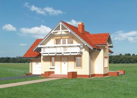 Elewacje projektu Koliba SZKP