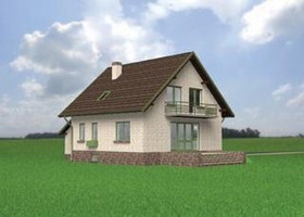 Elewacje projektu Lubczyk