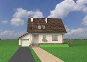 Elewacje projektu Lubczyk