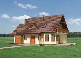 Elewacje projektu Maja