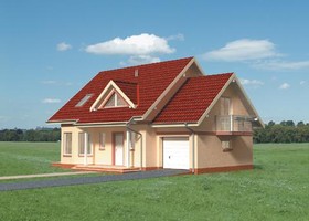 Elewacje projektu Majka Rex SZKP