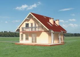 Elewacje projektu Majka Rex SZKP
