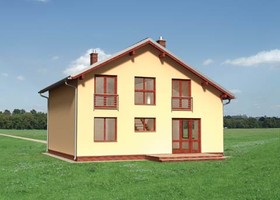 Elewacje projektu Meduza SZKP