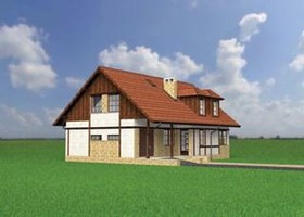 Elewacje projektu Perkoz