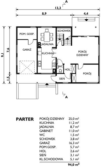 Rzut projektu Perkoz