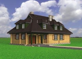 Elewacje projektu Sękacz
