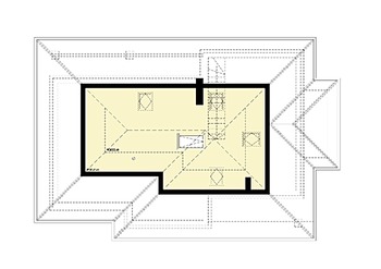 Rzut  projektu D144A