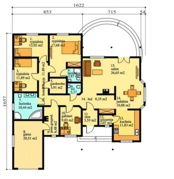 Rzut  projektu Joanna