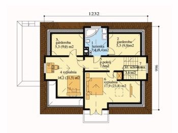 Rzut  projektu Irena