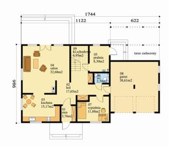 Rzut projektu Paulina