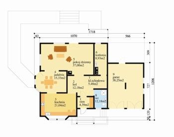 Rzut  projektu Patrycja