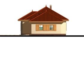 Elewacje projektu Mały z garażem