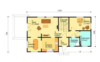 Rzut  projektu Katarzyna