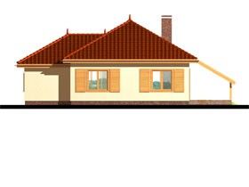 Elewacje projektu Mały z garażem