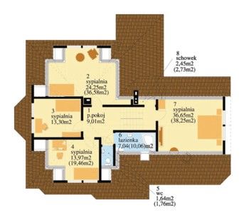 Rzut  projektu Patrycja