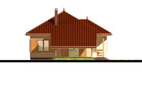 Elewacje projektu Mały z garażem