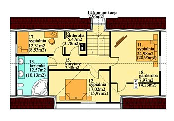 Rzut  projektu Katarzyna