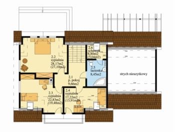 Rzut projektu Paulina