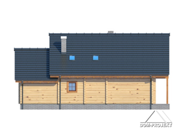 Elewacje projektu Osiek dw z garażem