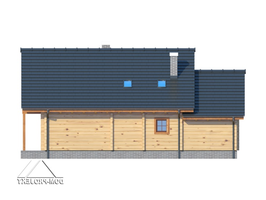 Elewacje projektu Osiek dw z garażem