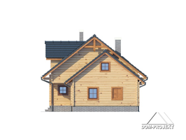 Elewacje projektu Osiek dw z garażem