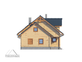 Elewacje projektu Osiek dw z garażem