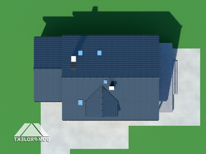 Działka projektu Osiek dw z garażem