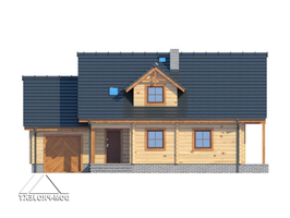 Elewacje projektu Osiek dw z garażem