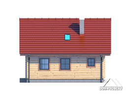 Elewacje projektu Grabie małe dw3