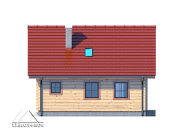 Elewacje projektu Grabie małe dw3