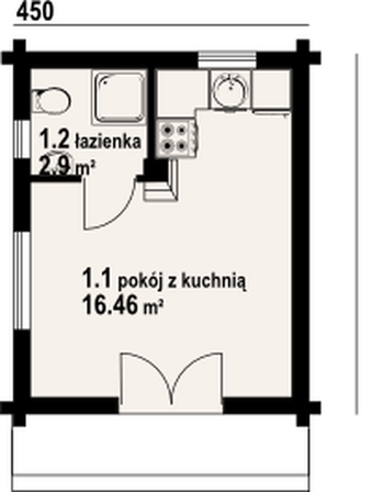 Rzut  projektu Gajowo