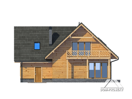 Elewacje projektu Gładyszów 32dws