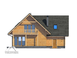 Elewacje projektu Gładyszów 32dws