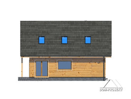 Elewacje projektu Gładyszów 32dws