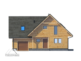 Elewacje projektu Gładyszów 32dws