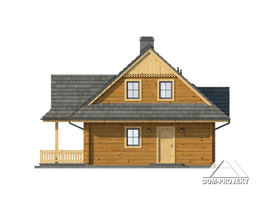 Elewacje projektu Jodłownik dw