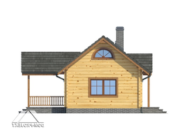 Elewacje projektu Hoczew mała 3