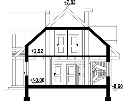 Przekrój projektu Milicz dw11