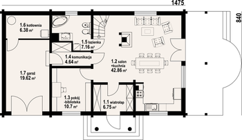 Rzut  projektu Milicz dw11