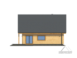 Elewacje projektu Gładyszów 30dw