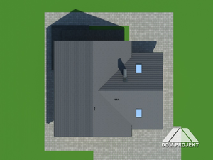 Działka projektu Gładyszów 30dw