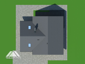 Działka projektu Gładyszów 30dw