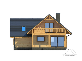 Elewacje projektu Gładyszów 11dws