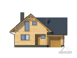 Elewacje projektu Gładyszów 11dws