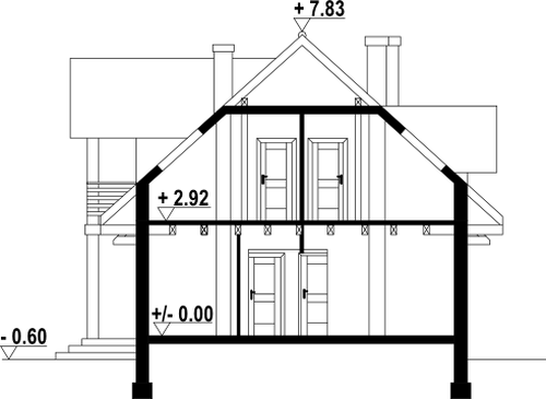 Przekrój projektu Milicz dw13