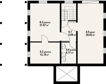 Rzut  projektu Jaworkowice dw