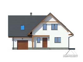 Elewacje projektu Gładyszów 36 dws