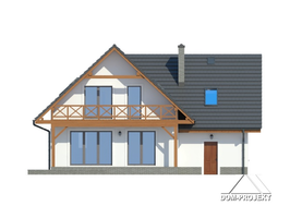 Elewacje projektu Gładyszów 36 dws